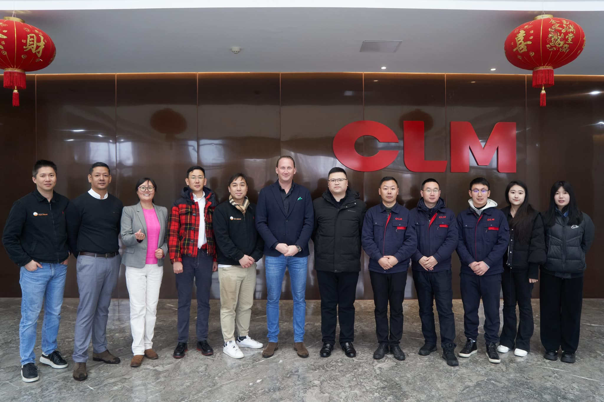 Warmly welcome our German supplier visited CLM factory