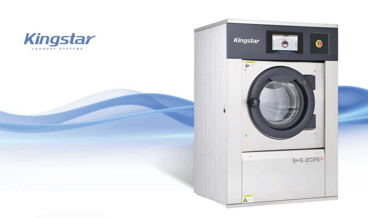 How can industrial washing machines optimize water usage, reduce resource waste and lower operating costs?