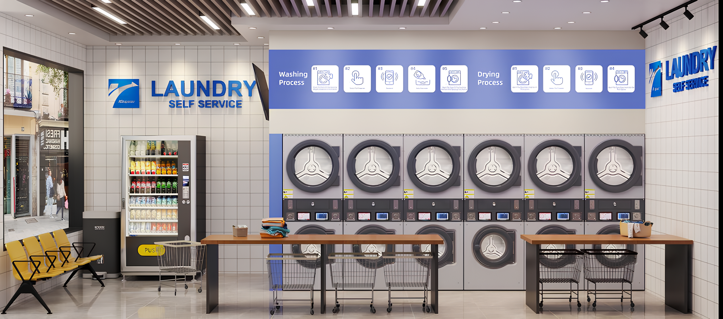 Laundromat Equipment Selection and Configuration in Southeast Asia Residential Areas