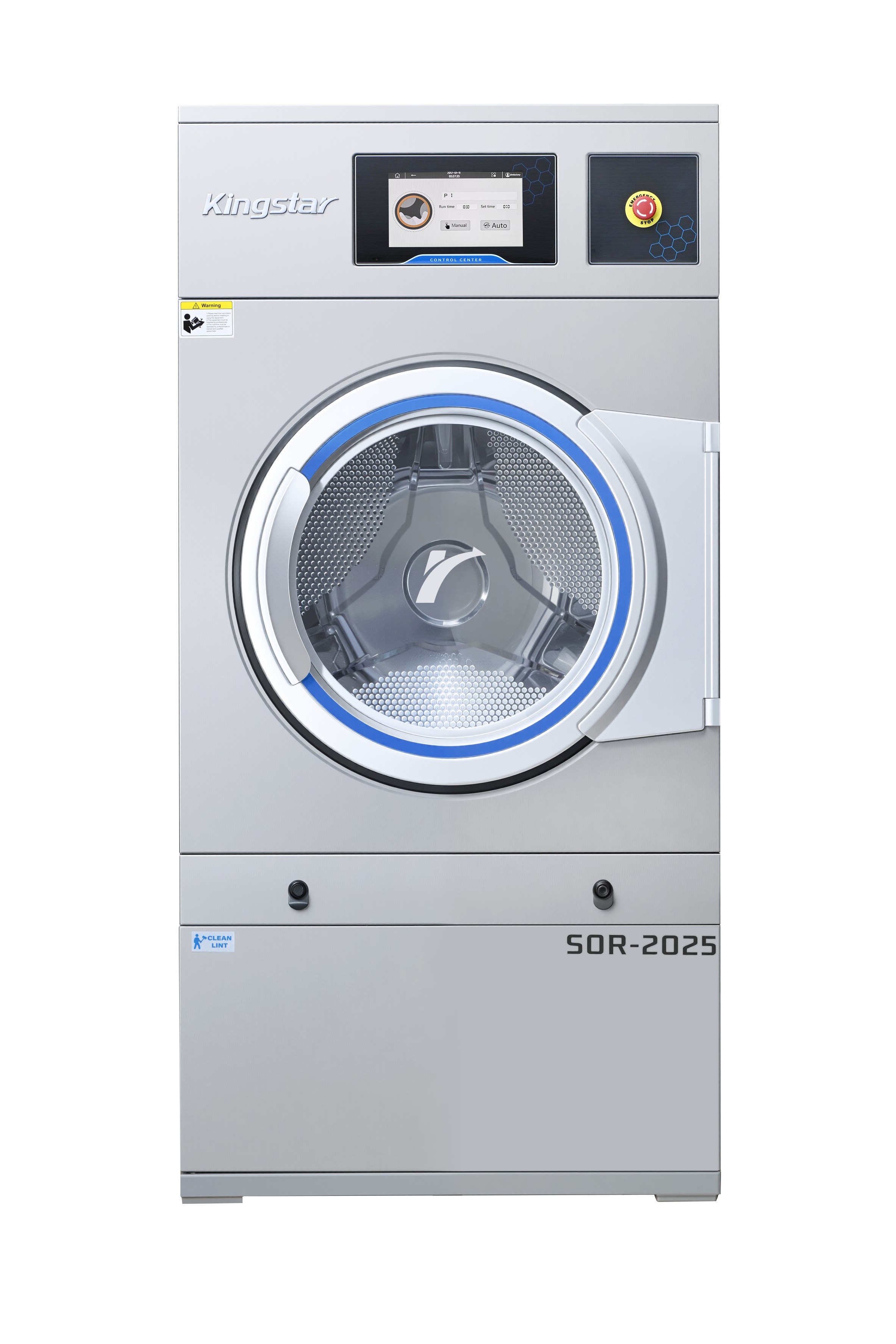 What are the advantages of industrial double stack dryer over single stack dryer?