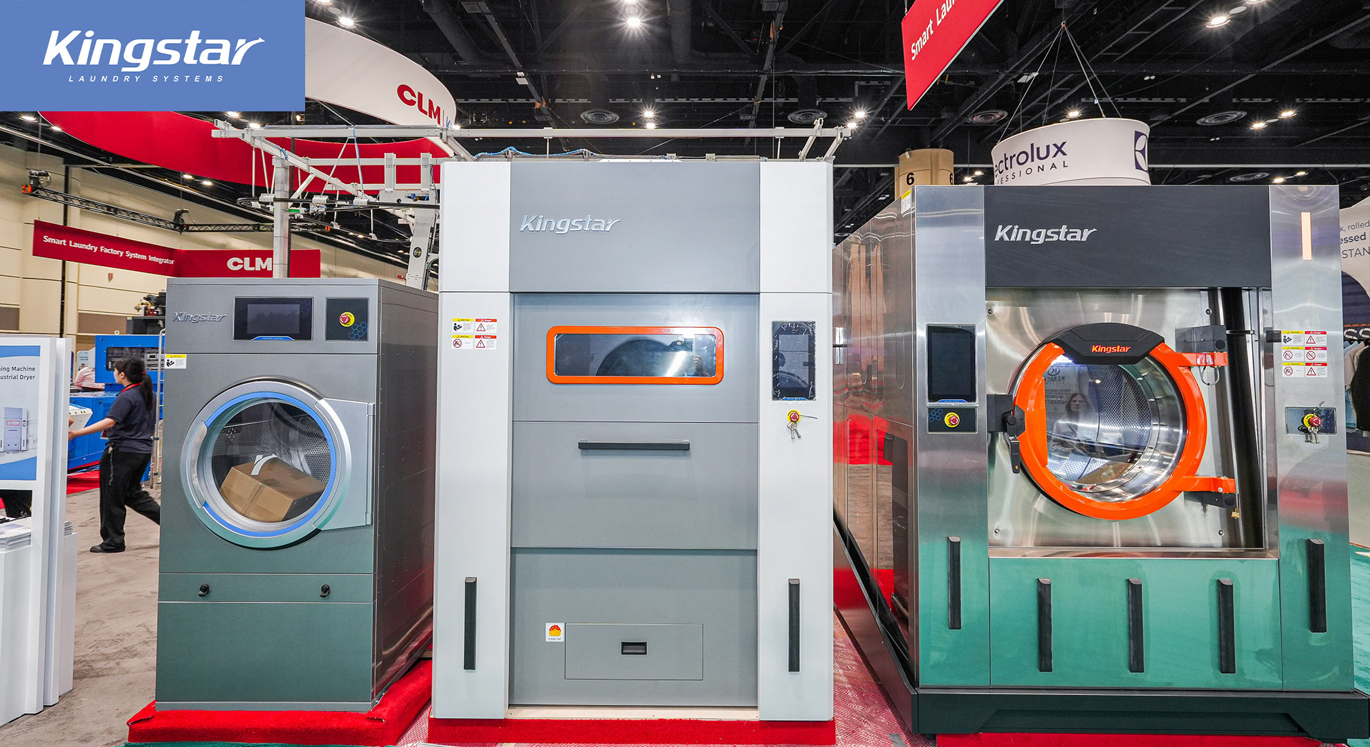 Kingstar Laundry Equipment Lights up the Clean show 2025 with Innovative Technology